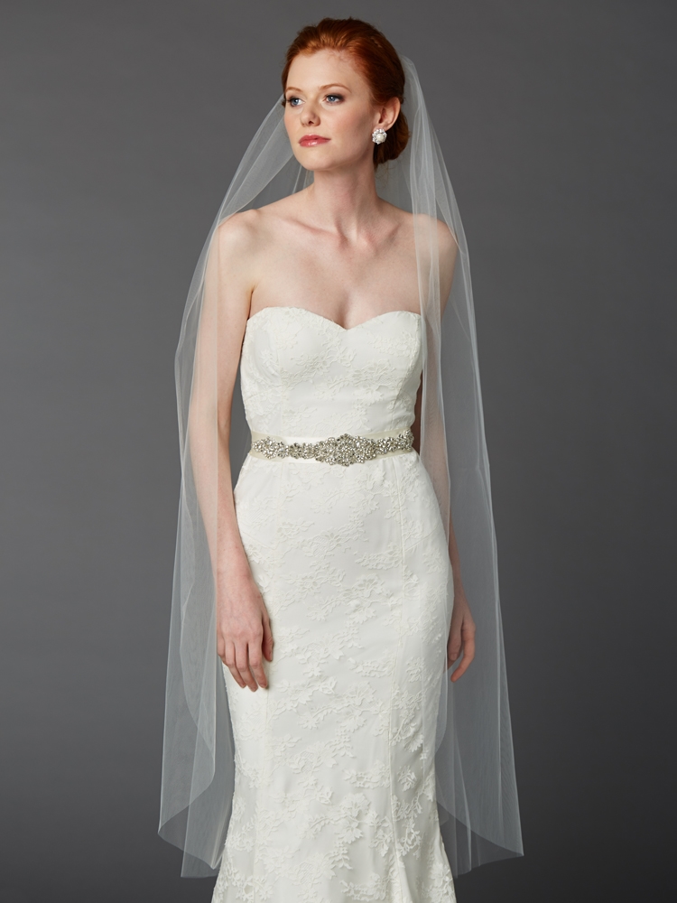 What is a ballet/waltz length bridal veil?