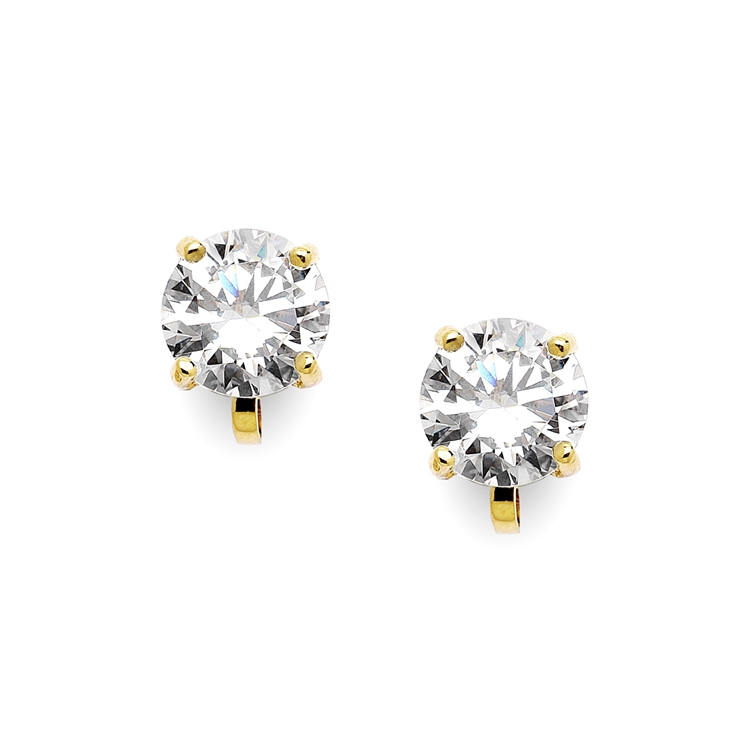 3 carat deals cz earrings