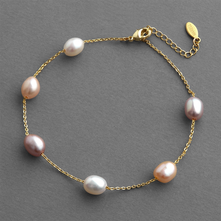 Jersey Pearl - Zara White Freshwater Pearl Bracelet