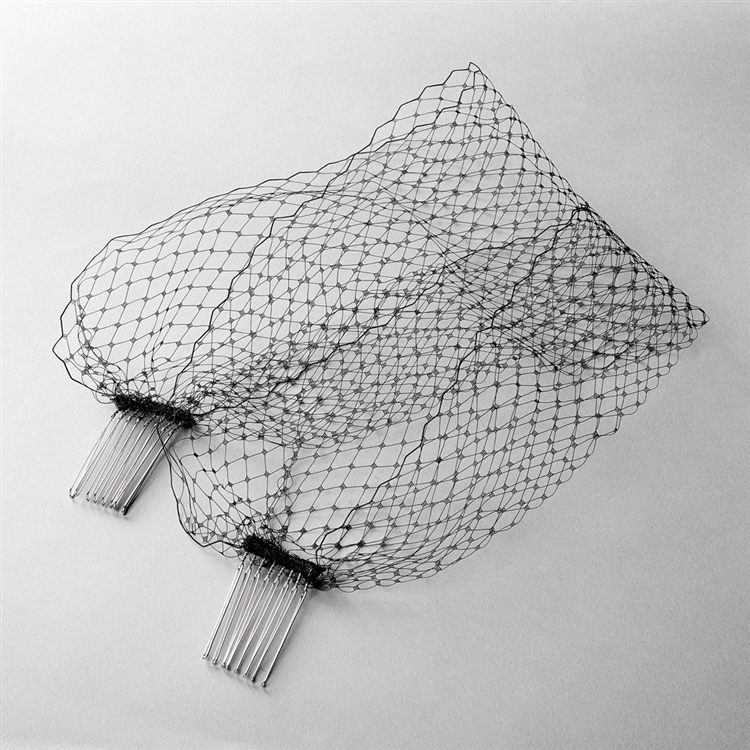 Retro Bridal Birdcage Wedding Veil Short French Blusher Veil